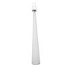 Cordless LED Desk Lamp 3 Color Stepless Dimmable Portable Bedside Night Light Decor for Reading Bedroom Dorm Metal White