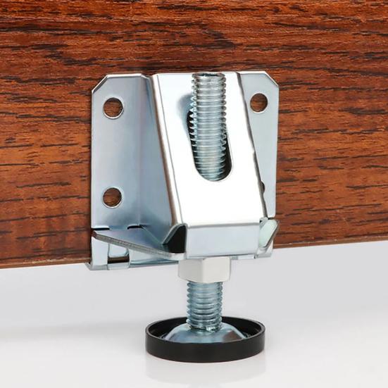Heavy Duty Leveling Feet 330lbs Load-capacity Height Adjustment Non-Slip Design Adjustable Furniture Levelers Feet Kit