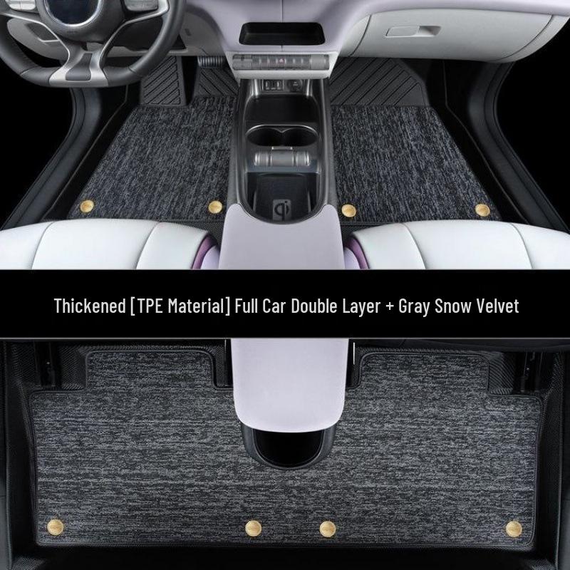 Custom TPE Rice Grain Texture Floor Mats for 2023 BYD Seagull
