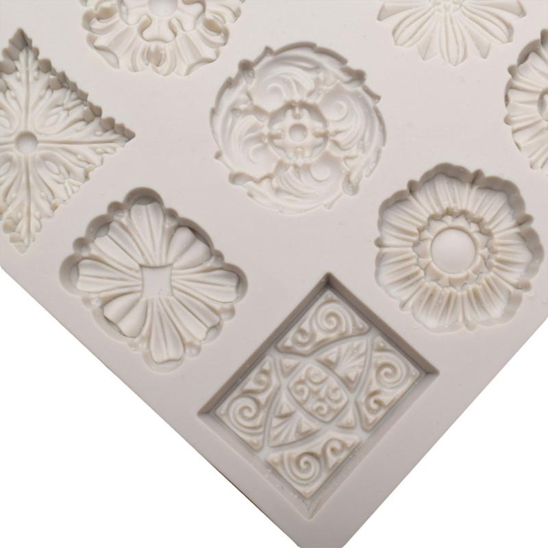 3D Fondant Mould Silicone Chocolate Moulds Cake Decorating Tool Baking Gadgets Gem Buttons Shaped Gifts for Kitchen Baking Lover