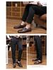 2024 Autumn Men's Soft Sole Casual Leather Shoes - Breathable Business Footwear for Middle-Aged and Elderly