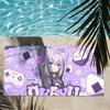 Singer N-Nekomata O-Okayu Vtuber Towel Soft Lightweight Anti-Sand Large Beach Towel Quick-Drying Bath Sports Family