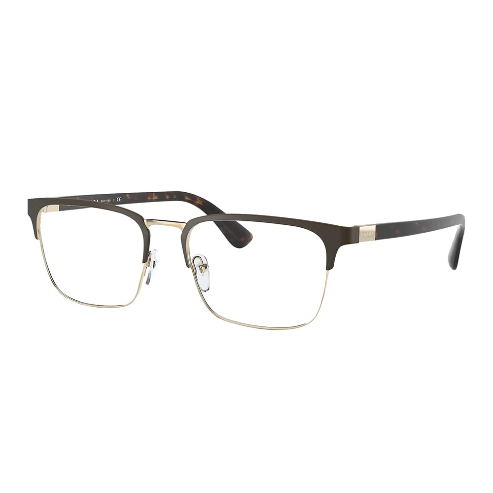 Eyeglasses Fashion PR 54TV Size [Prada] [ ] Frames, Glasses, 01U1O1, 55, Square, Unisex, Men's, Women's