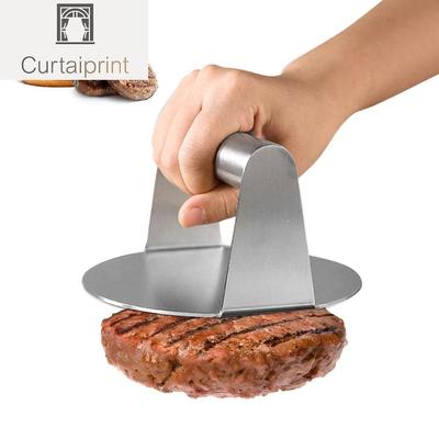 Stainless Steel Smash Burger Press Hamburger Patties Meat Masher Circular Meat Press Mold for Deli Meats Kitchen Accessories