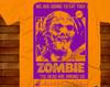 Zombie VHS Horror T Shirt - Lucio Fulci Classic 70s Horror Candy Series Orange Purple