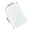 Ins Transparent Plastic Storage Box Pocards Small Card Storage Box Desk Organizer Box Classification Box Stationery