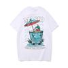 Teen Girl's Cotton T-shirt Summer Casual Graphic Tee Short Sleeve MASID men's and women'sloose short sleeve t-shirt oversized T-shirt