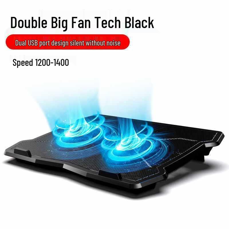 Leiser Gaming-Laptop-Kühler mit Lüfter und Ständer für Notebooks
