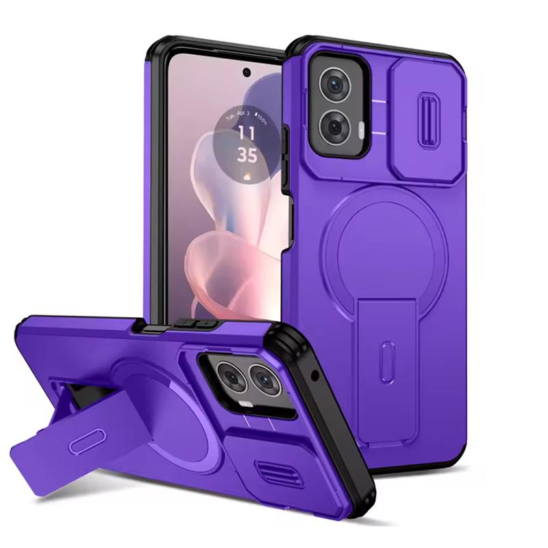 Armor Funda For Motorola Moto G Play Stylus Power Edge 2026 2026 Case Slide Camera Lens Protector Coque Wireless Charging Cover