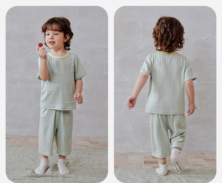 Mini Balabala Baby Home Set Soft and Skin Friendly Modal Cool and Breathable Children's Pajamas 26 New Products