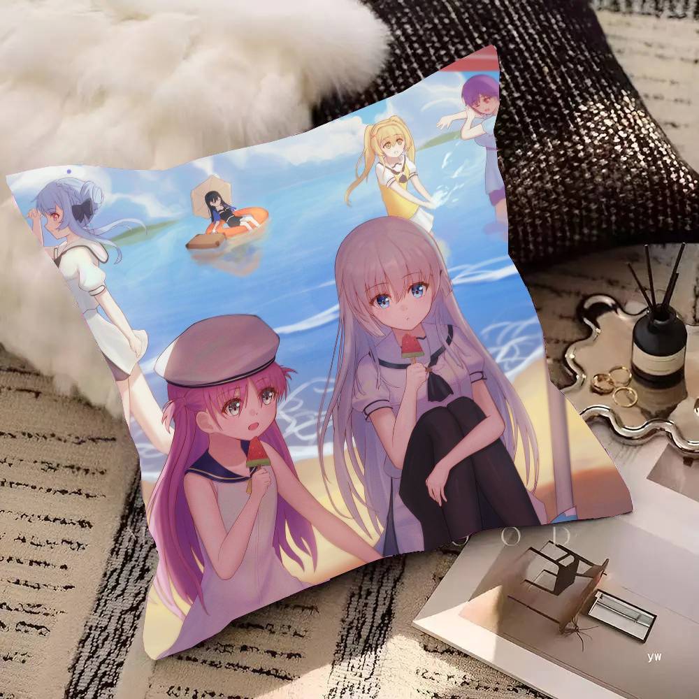 Anime Summer P-Pocket Pillow Case Fashion Square Pillowcase Bedroom Sofa Room Ins Decoration Leisure