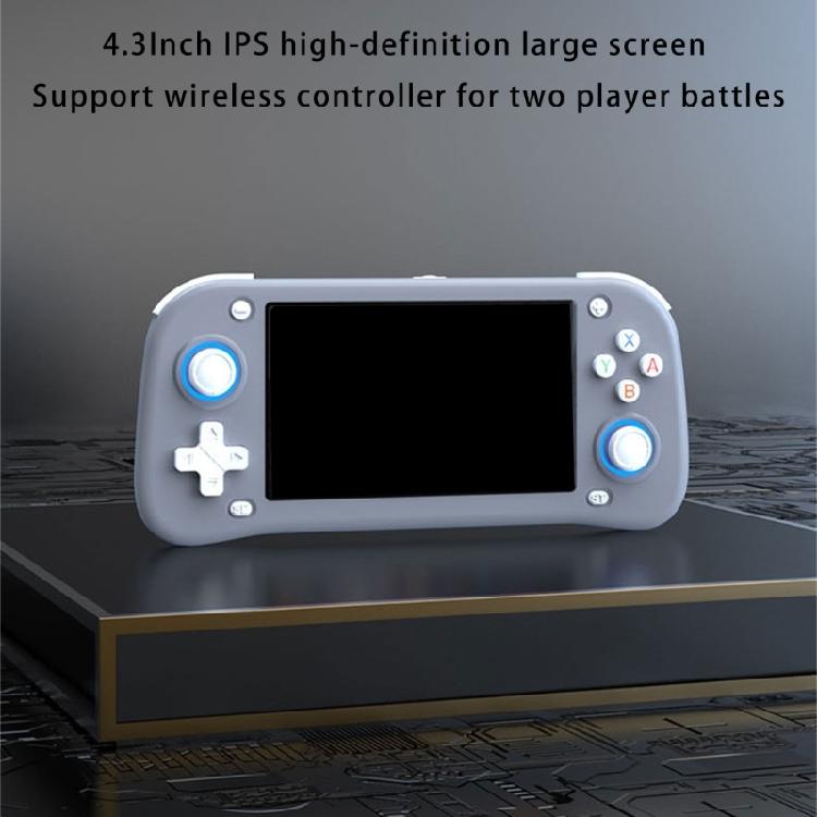 4.3inch Handheld Retro Game Console 64G/128G Expandable Memory Lightweight Portable 3000mAh Preloaded Classical Game