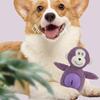 Big Belly Design Dog Chew Bite-Resistant Animal Shape Food Leaks Snack Squeak Sound Cleaning Teeth Interactive Dog Feeder