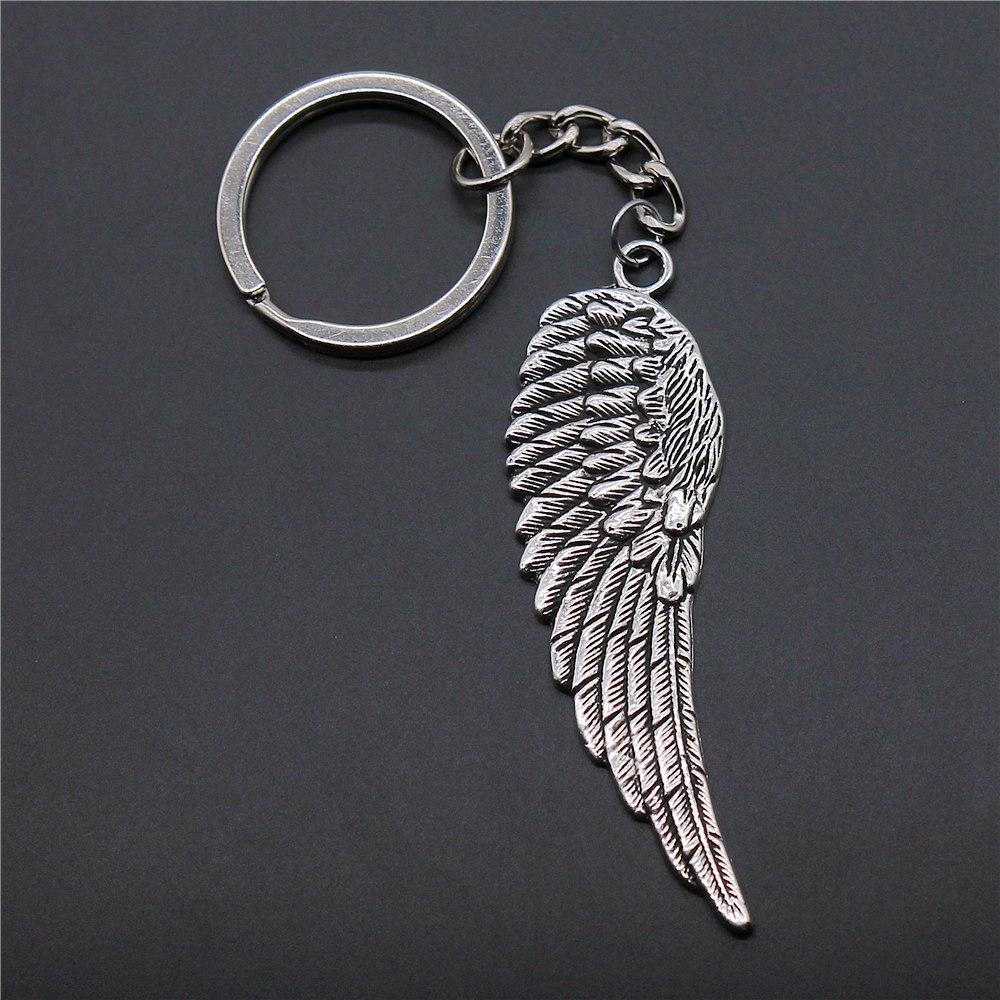 Bronze Alloy Keychain Key Ring Chain Angel Wing Bag Charm Pendant Cool Gift Bronze Alloy Keychain Key Ring Chain Angel Wing Bag Charm Pendant Cool Gift