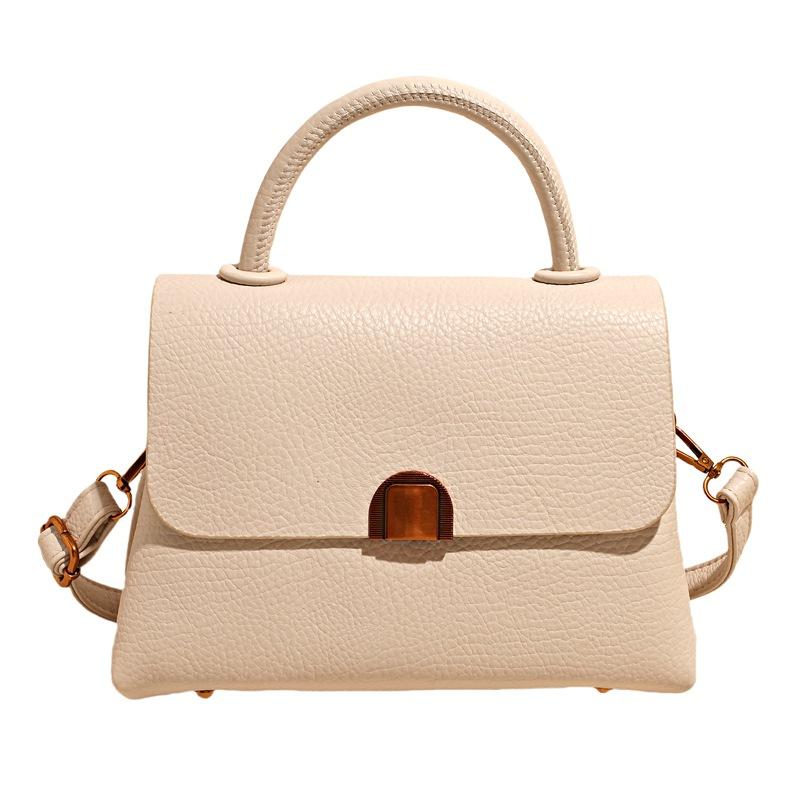 New Messenger Small Square Bag Women's 2025 Summer Korean Version Simple Foreign Style Fashion Commuter Shoulder Bag Portable Women's Bag