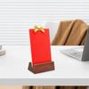 Rustikaler Kartenhalter aus Holz, Tischkalender, Tischnummernständer für Hochzeiten, Bankette, Restaurants, Foto- und Bilderpräsentationssockel