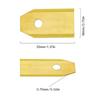 36Pcs Titanium Coating Replacement Robotic Mower Blades Replacement Blades for for Husqvarna Automower/Gardena Robot Mower
