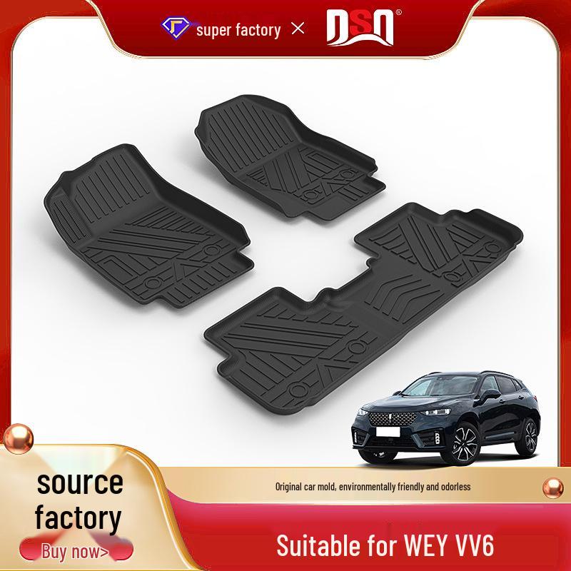 Wey Great Wall VV5 VV6 VV7 Car Floor Mats - Non-slip, Wear-resistant, Easy-to-Clean TPE