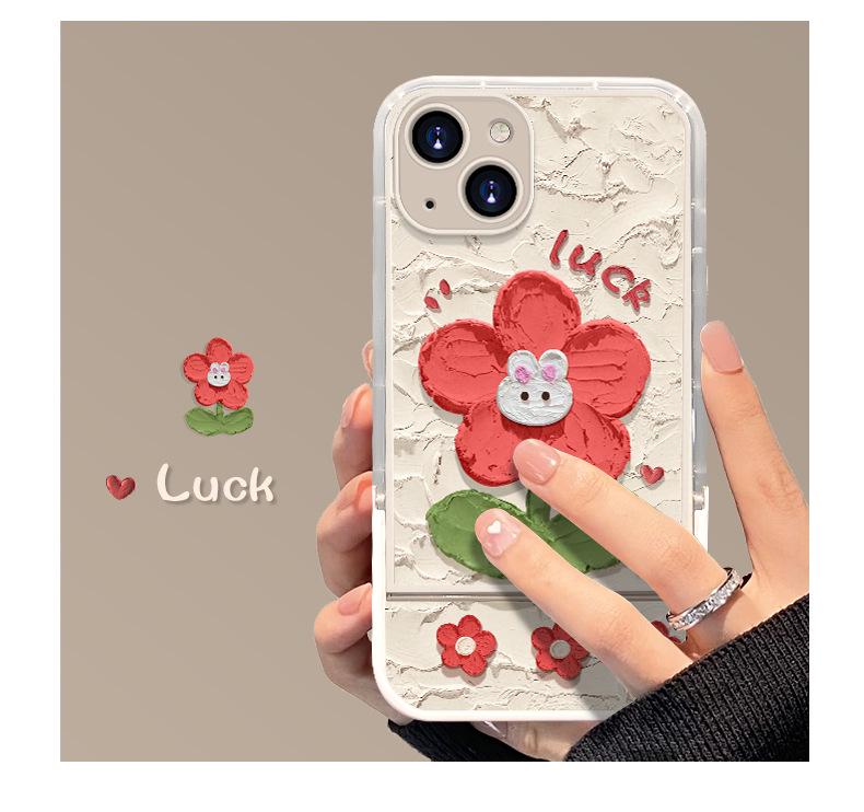 

Чехол для телефона Huawei: Защитные чехлы для P60/P50/P40 с подставкой, Художественные дизайны для P30/Mate60, Узоры с кроликами и цветами, Полная защита для nova12 P50 Pro