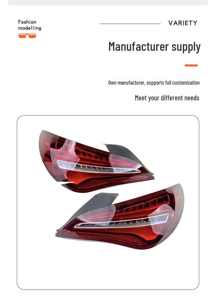 Compatible Taillight Brake Warning Light for Mercedes-Benz CLA (2016-2019) W117 - 1179063700/1179063800