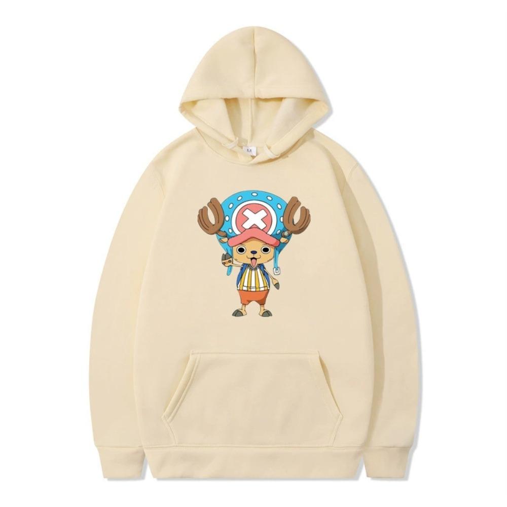 Mens Womens Hoodie ONE PIECE Anime Tony Tony Chopper Hoodies Streetwear Casual Cartoon Printed Hooded Pullover Sweatshirts