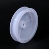 Factory White Plastic DIY Spool Reel, Flat Wheel Elastic Spool PP Plastic Spool Reel Reel