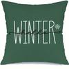 1Pc Rustic Christmas Pillowcase 2D Print Plaid Winter Pattern Wall Accent Gift Traditional-Inspired Seasonal
