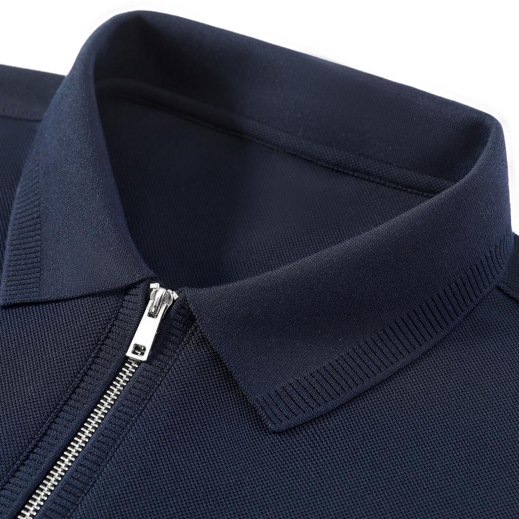 Men's Mulberry Silk Short-Sleeved Polo Shirt