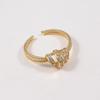 2026 Hot Selling Gold Wrapped Adjustable Full Diamond Index Finger Ring