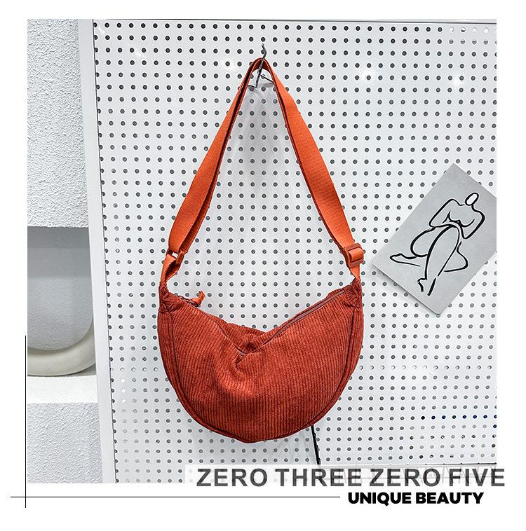 

New Fall Winter Trendy Dumpling Bag Lightweight Small Crossbody Bag Underarm Shoulder Bag Women красный