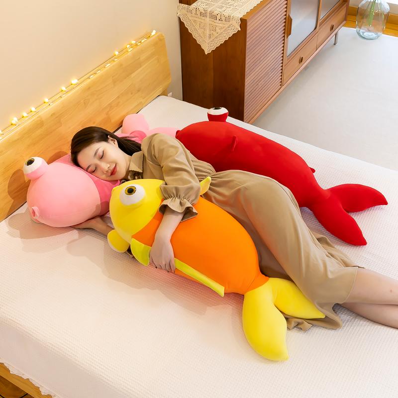 35cm Cute Sea Animal Clownfish Stuffed Toy Goldfish Doll Big Doll Pillow Children's Birthday Gift Plush Toys Anime Plush