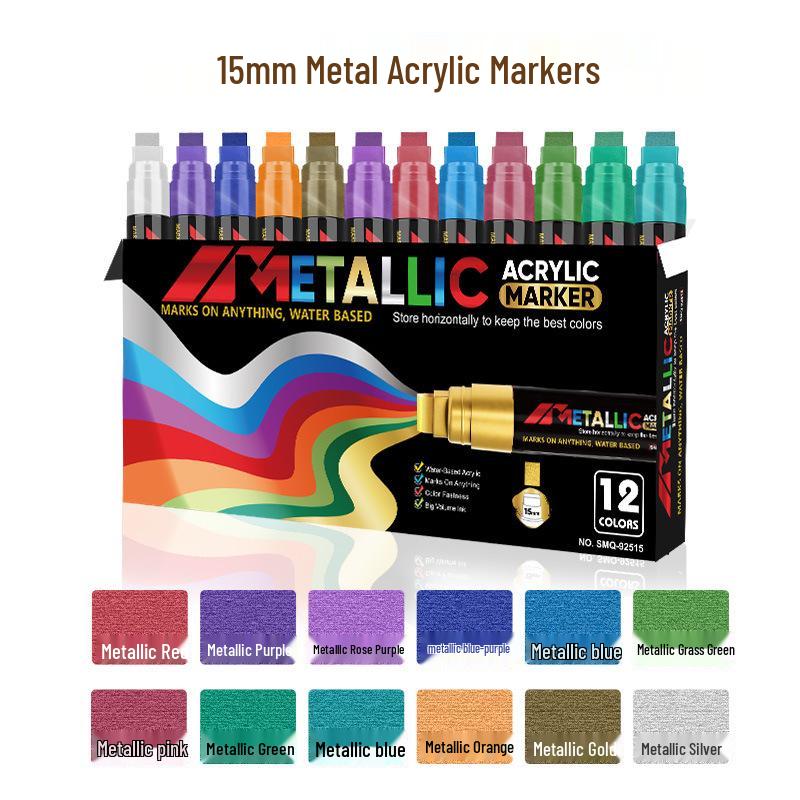 Somichi 15mm Large Tip Acrylic Graffiti Marker - Opaque & Stackable