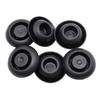 Replacement Automotive Sealing Cover Set, 10 Piece Black Press In Body Opening Covers for Garage Maintenance, 0039981350 Reference