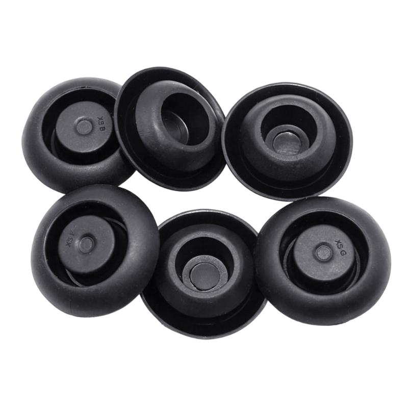 Replacement Automotive Sealing Cover Set, 10 Piece Black Press In Body Opening Covers for Garage Maintenance, 0039981350 Reference