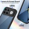 KEYSION Transparent Phone Case for Xiaomi POCO F8 Ultra Soft Silicone+PC Clear Shockproof Phone Back Cover for POCO F8 Pro