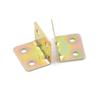 10 Pcs 25x25x16mm 90 Degree Metal Right Angle Bracket Shelf Support New
