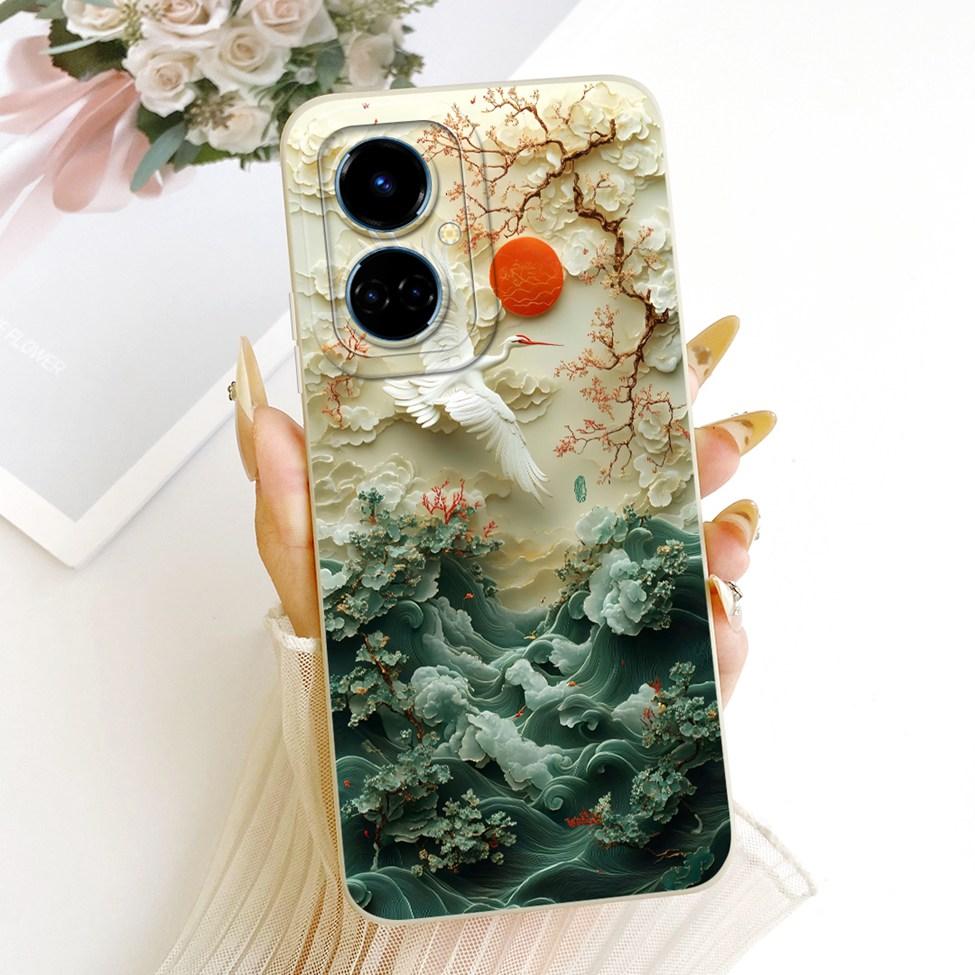 For Tecno Camon 19 CI6n Casing Fashion Cartoon Cute Funny Painted Silicone Phone Case For Tecno Camon 19 Pro Cover CI8 CI8n