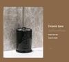 Nordic Ceramic Long Handle Toilet Brush – Elegant Design for Complete Cleaning