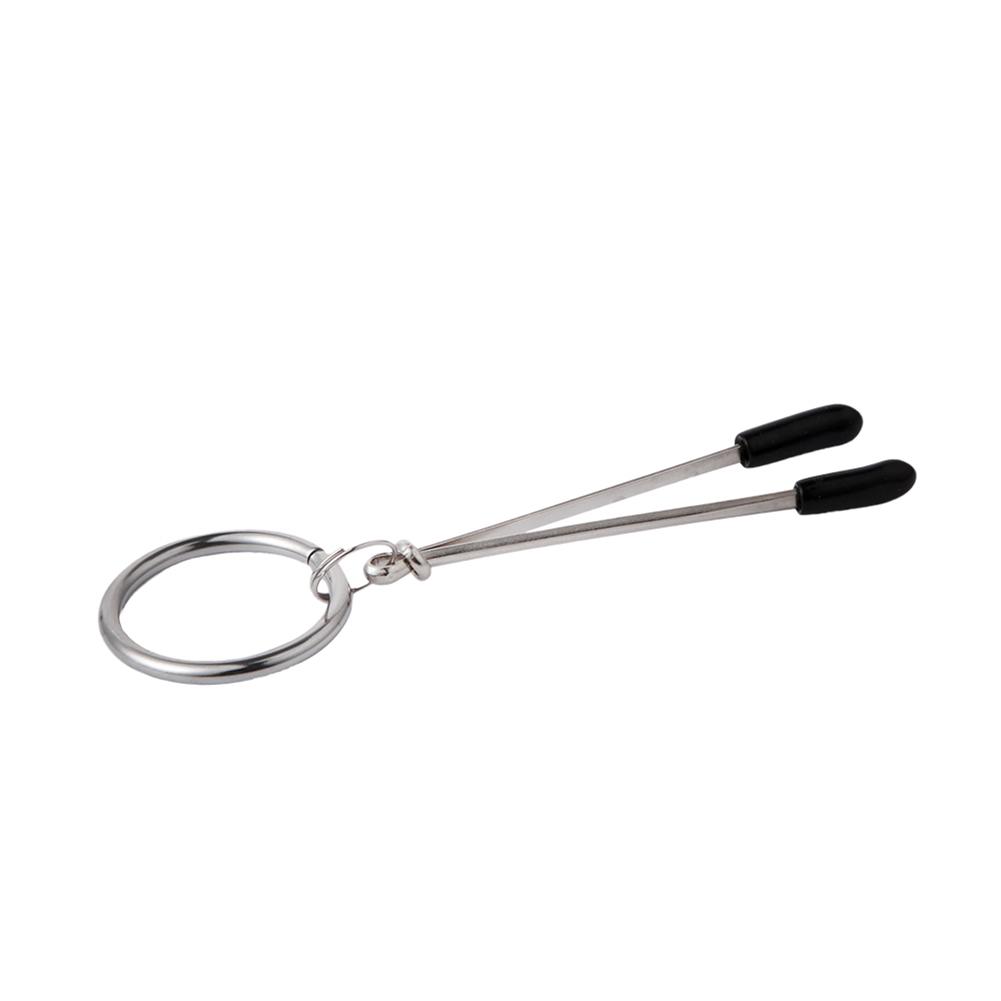 Women Adult Sex Toy Rings Jingle Bell Tassel Breast Nipple Clamps Clips Men Game