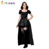 Enchanting Black Queen Princess Witch Costume Dress For Fantasy Themed Events