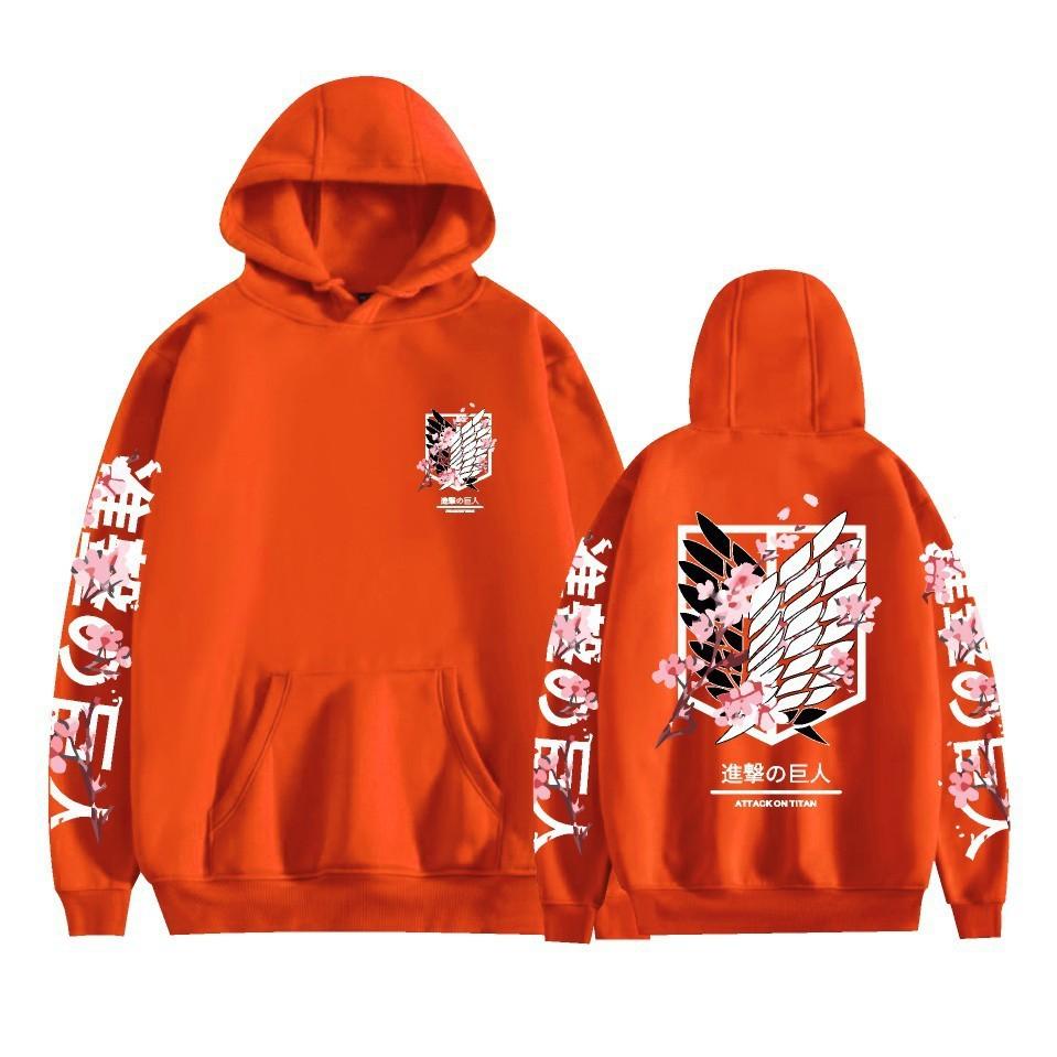 Attack On Giants Surrounding Hoodies Loose Casual Men's Women's Trendy Autumn/Winter Hoodie