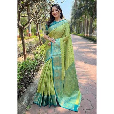 Beautiful Saree Is Elegantly Decorated with Gorgeous Solid Jacquard Weave That Gives a Perfect Look To the Outfit.
