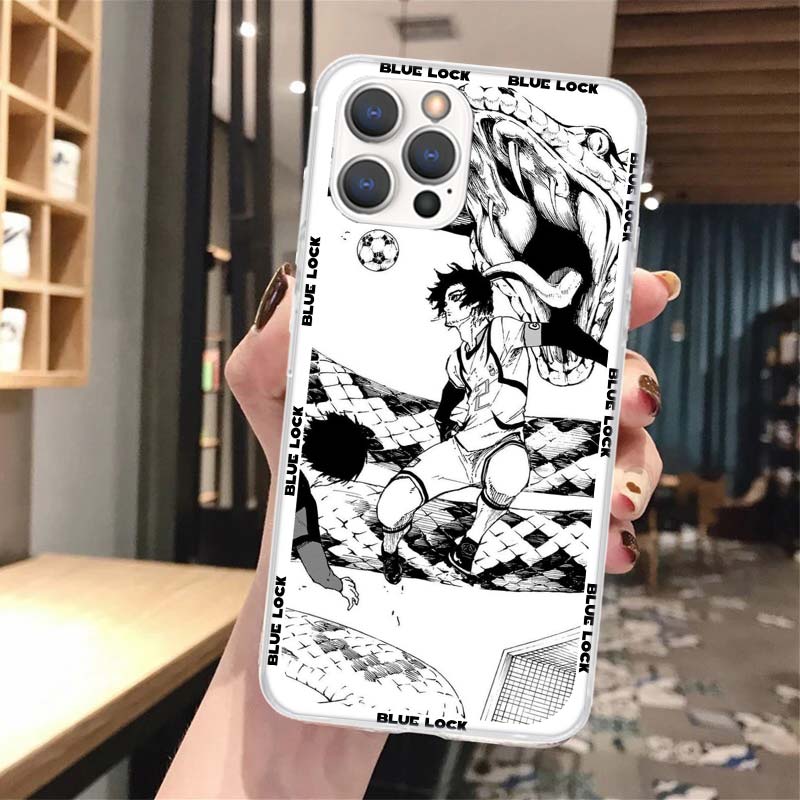 Anime Blue Lock Soft Telefonveske For iPhone 16 13 12 11 Pro Max X XR XS 7 Plus 8 + SE 2020 Mønster tilpasset deksel 15 14 1