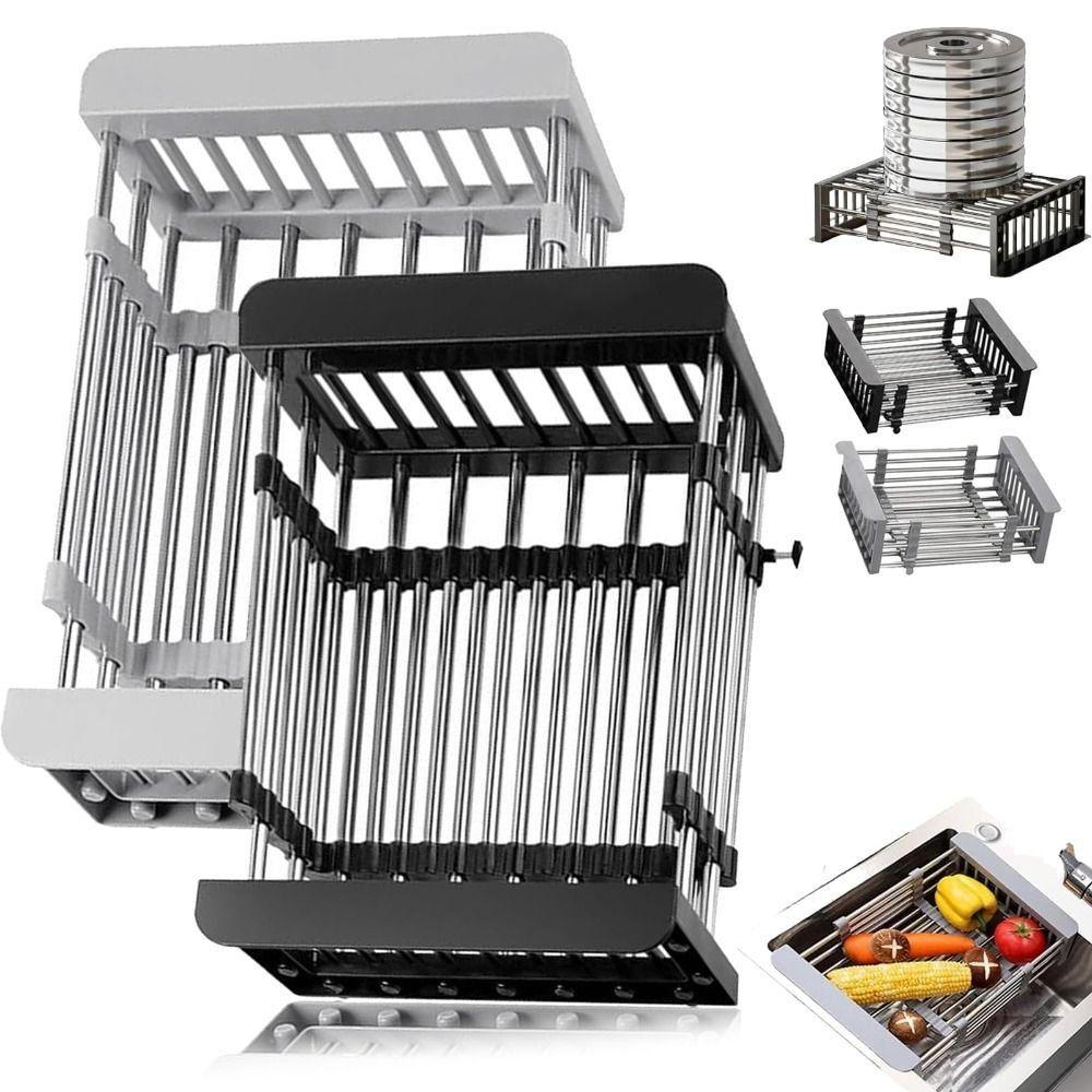 Extend Sink Rack Portable Extender Basket for Vegetables New Kitchen Sinks Accessories