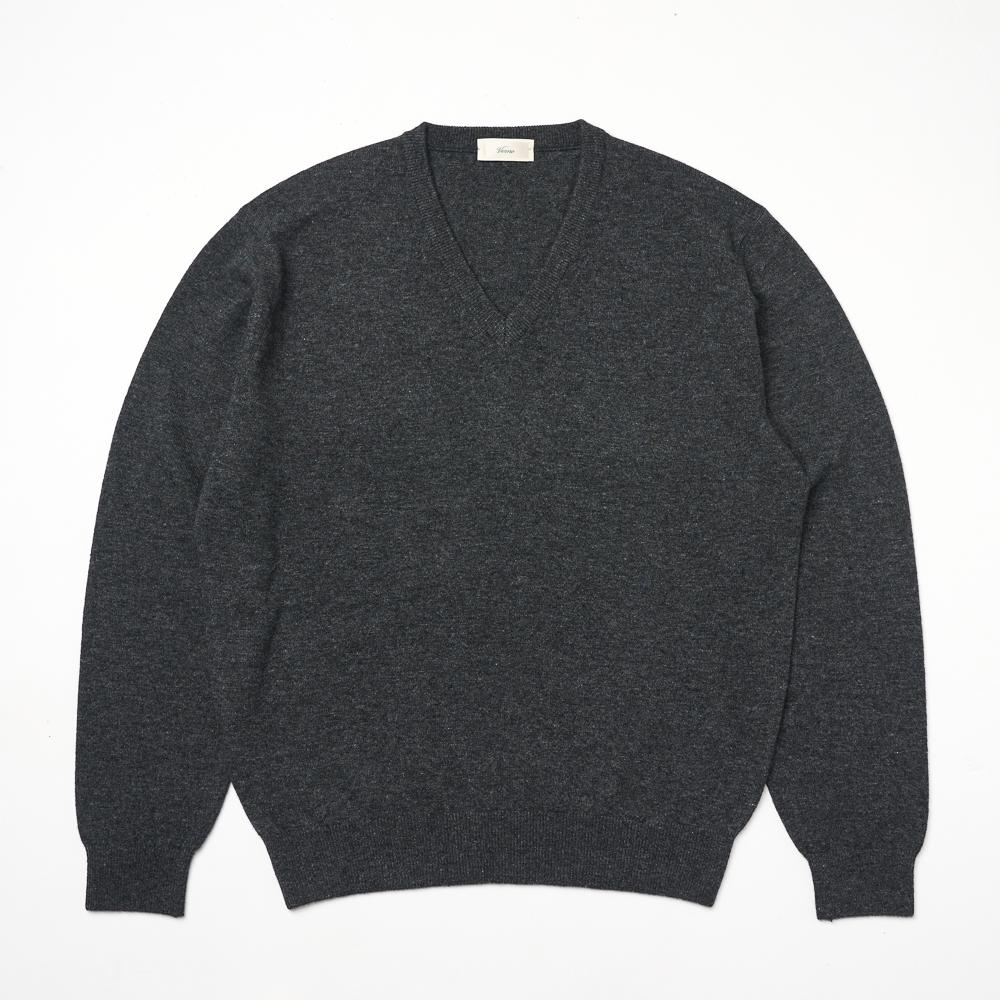 VERNO 24Fw V-Neck Knit Charcoal