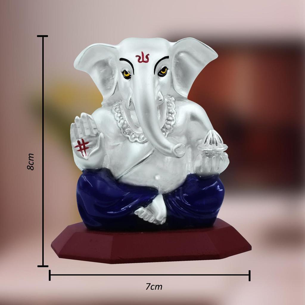 Ganesha Idol for Home Decor Showpiece Statue of Lord Ganesha for Tabletop Murti for Puja Room, Festival Gift Ganpati Figurine for Prosperity
