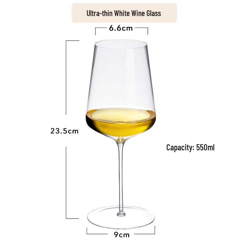 

Shangqi SKL Handmade Artificial Crystal White Wine Glass