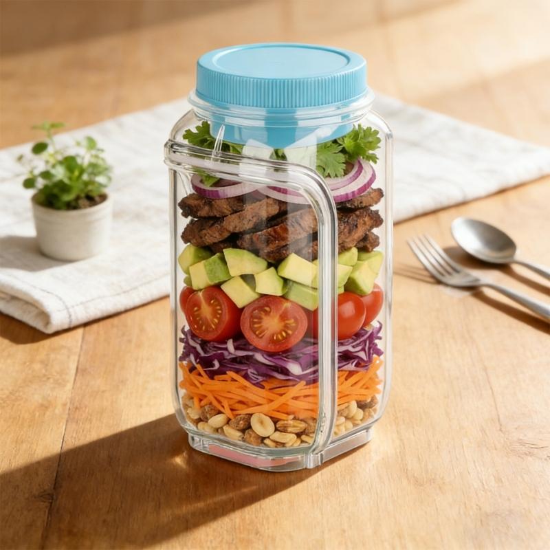 Functional Plastic Square Container For Various Food Freshness Preservations With Hassle Release Cleaning Maintenance