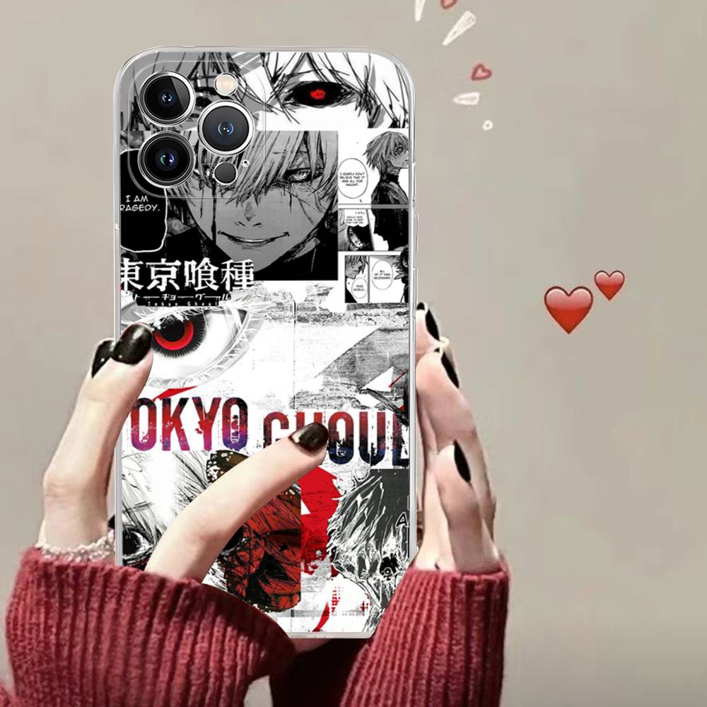 T-Tokyo G-Ghoul Classic Anime For iPhone 17 16 15 14 13 12 11 Pro Max Plus Mini Funda For Transparent Cover