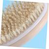 Bath Brush Set with Wooden Long Handle for Back Scrubbing and Effective Skin Exfoliation